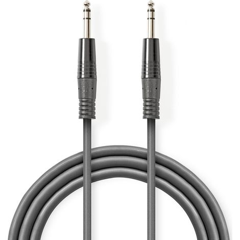 Cable de sonido estereo pasador de 635 mm pasador de 635 mm niquel plateado 150 metros redondo morkgra funda de carton
