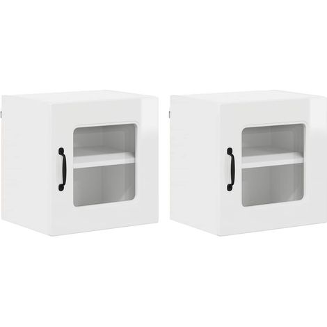 Maison Exclusive - Panel de lavaplatos Kalmar 2 pcs brillante 40