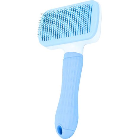 Brosse autonettoyante pour chiens et chats, élimine efficacement jusqu'à 95 % des poils morts et des nœuds, convient aux chiens.-AquaForge (1/5)