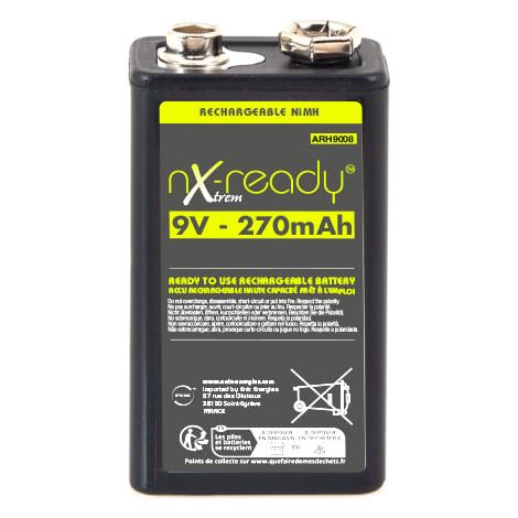 NX - Accus NiMH ls 9V 270mAh (1/5)