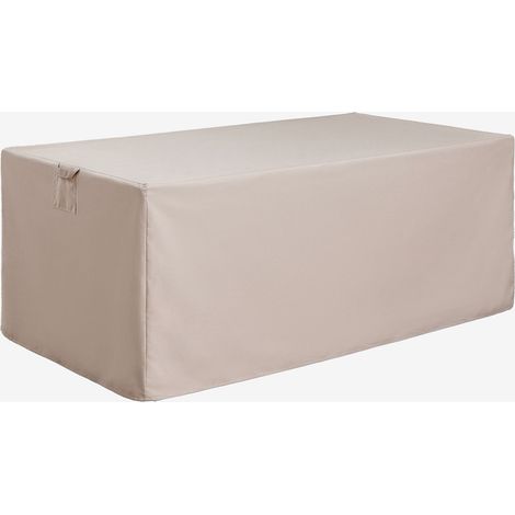 Housse de protection pour table de jardin rectangulaire Otley SKLUM Tapioca Beige 170 x 100 cm (1/5)