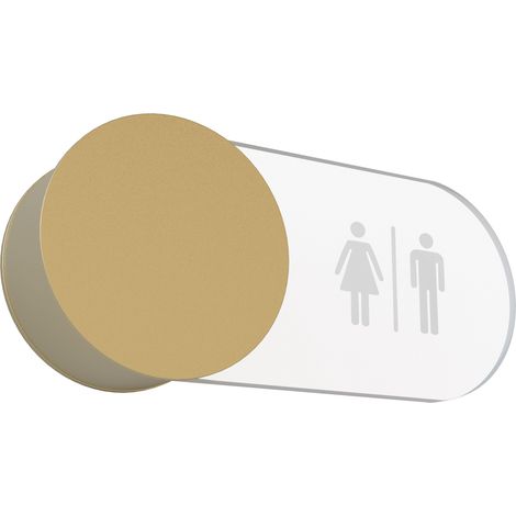 Aplique SIGN S LED SMD 4.50W 490lm(103lm) CRI80 3000K Oro mate (1/5)