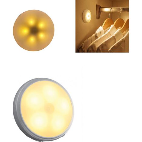 LAMPE D'ARMOIRE LED, VEILLEUSE MURALE, AUTOCOLLANT MAGNÉTIQUE TE-B0339