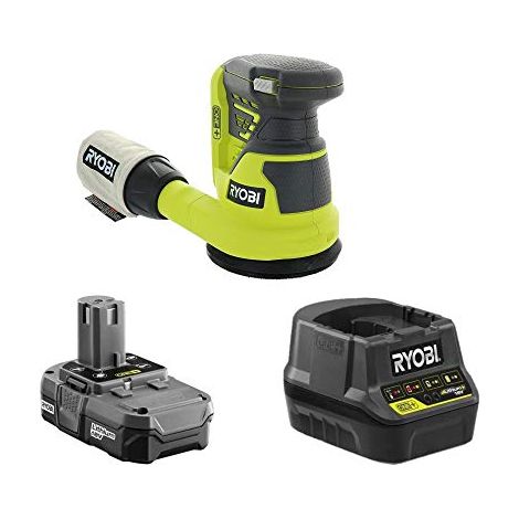 Ryobi RROS18-0 Exzenterschleifer 18V ONE+ Akku ⌀ 125mm Kit 2,0 Ah