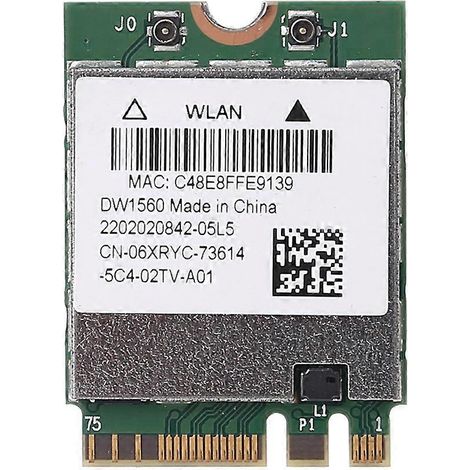 6XRYC DW1560 BCM94352Z für M.2 WiFi WLAN Bluetooth-kompatibel 4.0 802.11ac 867Mbps BCM94352 Wireless-Karte für DELL