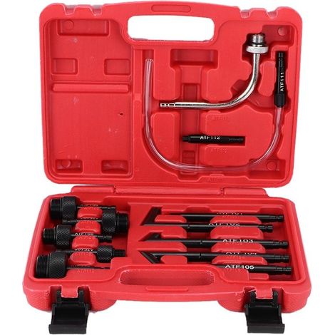Adapter of filling oil with case of storage, Kit of materials in carbon steel high strength, adapter, 13 pieces/set for Ford 1/8-27 (NPT) (1/5)