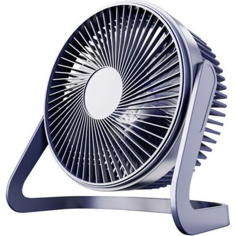 Kleiner USB-Tischventilator, Mini-Leise-Tischventilator, Blau