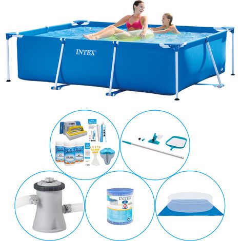 Intex Piscine Tubulaire Rectangulaire - 220x150x60 cm - 5-pièces  S20817 (1/5)
