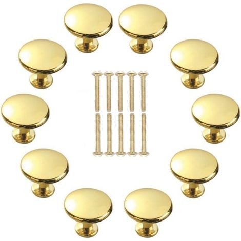 Poignée de porte ronde, poignée de tiroir ronde, poignée de porte d'armoire (1/5)