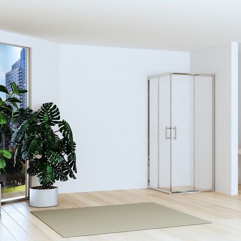 Box doccia angolo 90x90 altezza ridotta 170cm vetro trasparente  CHIARA EDGE-R kamalu