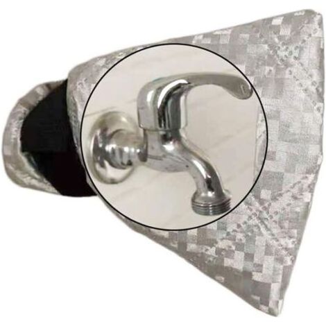 Extérieur Robinet Couvertures, Imperméable Film d'aluminium Hiver Antigel Housse de Protection de Robinet Utilisation dans la pelouse de Patio de Jardin (1/5)