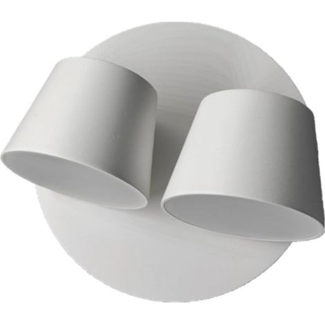 Applicare Doppia Luce Led Direzione Orientabile 2 x 6 w 2700 K Bianco