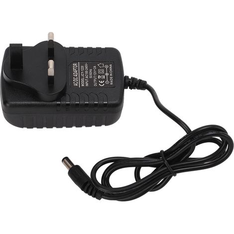 Adaptateur secteur 12 V 2 A, stable, portable et facile à utiliser, compatible avec les moniteurs (prise britannique, 100-240 V). (1/5)