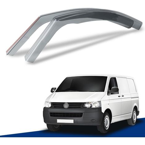 Windabweiser für VW Transporter T5 T6 T6.1 2003-2020 Acrylglas leicht montierbar (1/5)