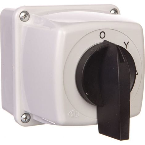 Interruttore a camme 0-stella-triangolo 5P 25A in custodia IP65 Bow E25-23 952523