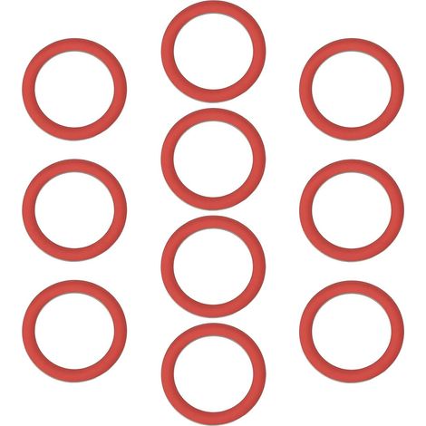 Lot de 10 rondelles en fibre vulcanisée 26 x 34 x 1,5 mm compatibles avec raccords mâles BSP de 1,9 cm à siège plat (1/5)