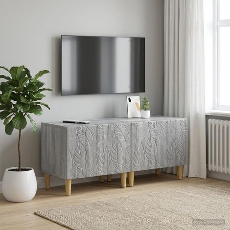 vidaXL Mobile TV Sonoma grigio Legno ingegnerizzato (1/5)