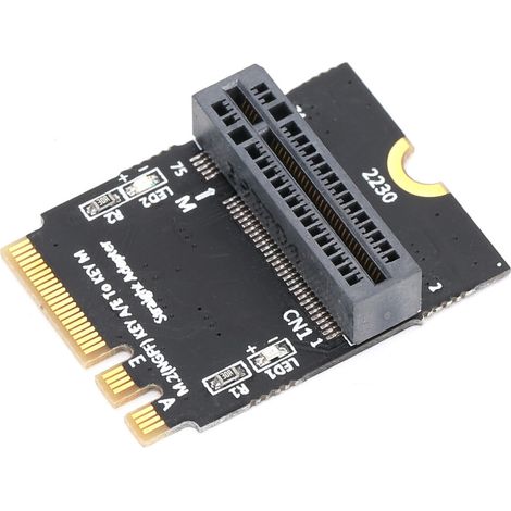 Adattatore di interfaccia PCIe M.2, supporta SSD NVMe, allineamento preciso dei pin per un trasferimento dati migliorato, scheda di espansione per l'aggiornamento di SSD M.2.