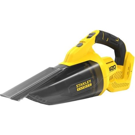 Stanley – Aspirateur à main sans fil 18V – 45 Air Watts – 1300 L/min – 500 ml – Pour espaces confinés – SFMCVH001BXJ (1/5)