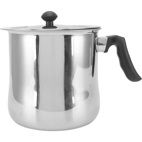 Pot à Cire d'Abeille Inox 2,5L avec Couvercle, Récipient Résistant à la Chaleur pour Fonte de Cire Apicole (1/5)