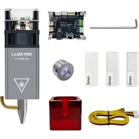 Module Laser, Assistance à l'Air, Gravure Haute Vitesse, LT-40W-AA (1/2)