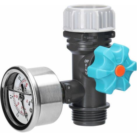 Automatic water pressure regulator for garden irrigation, waterproof and precise (1/4)