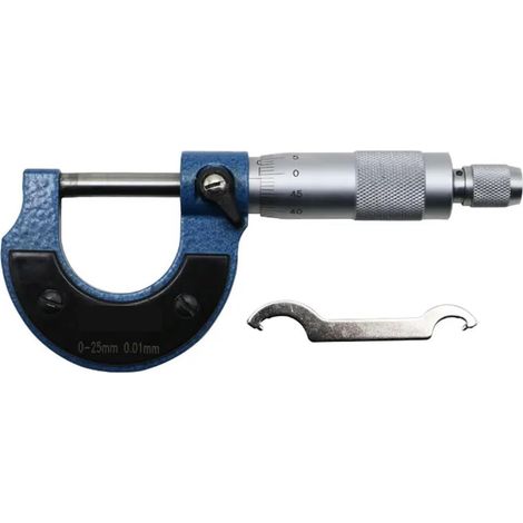 Micrometer 0-25 Mm 0.01 Mm Outside Micrometro Measuring Micrometer (1/4)