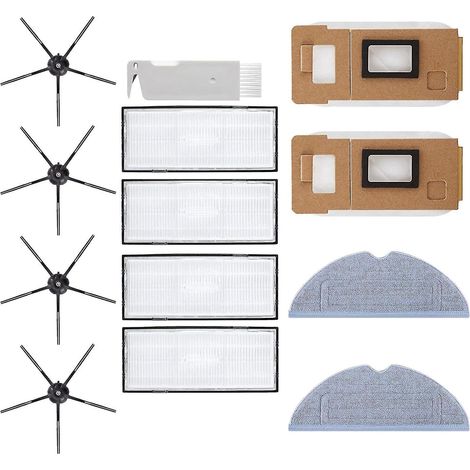 HEPA-Filter, Seitenbürste, Wischmopp, Staubbeutel für Xiaomi Roborock S7 T7s Roboter (1/4)