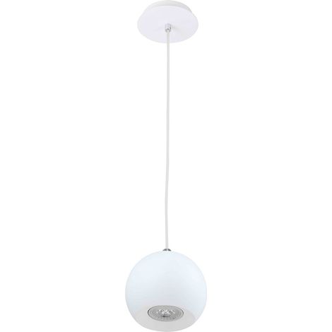 Suspension blanche ronde 1xGU10 50W Rodrigo Italux