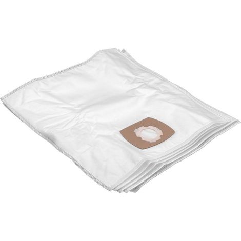 5x Sacs compatible avec Alaska (Metro) BS 1230, VC 1600, BS 1400, VC 2000 aspirateur - 26cm x 22cm blanc (1/2)