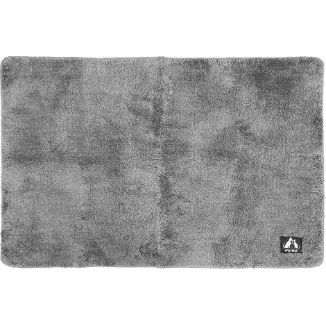 Paillasson antidérapant absorbant tapis de sol antidérapant gris 80x120 cm pour salle de bain chambre couloir entrée (1/5)