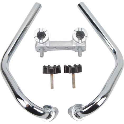 Guidon Motocyclette 22mm Acier Inoxydable Système de Direction pour Z50A Mini Trail CT70 (1/5)