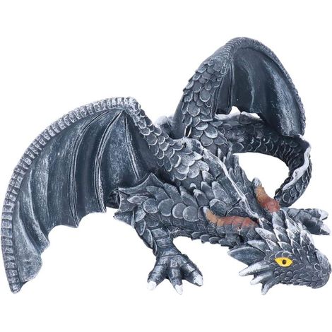 royaluxe -Grande sculpture de dragon tigre accroupi en résine, décoration de jardin, décoration de balcon de jardin extéri, statue d'extéri, cadeau de Saint-Valentin (1/2)