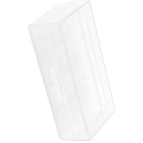 Klare Hartplastik-Aufbewahrungsbox pour 18670 18650 CR123A Batteries