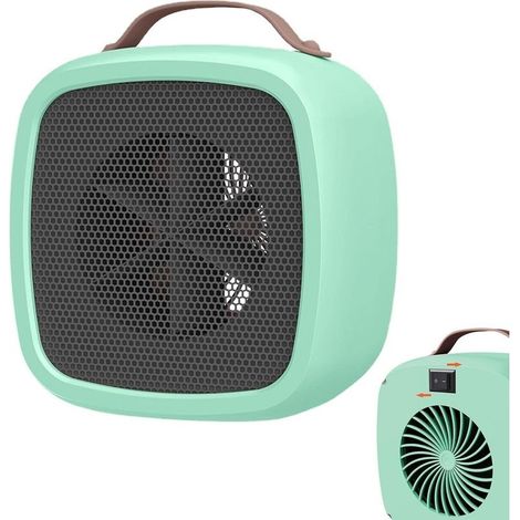 Petit radiateur de Bureau - Petits Chauffe-Soleil Portables - Chauffage à Piles Anti-brûlure pour Enfants, Enfants, Parents pour Chambre à Coucher, Maison (1/5)