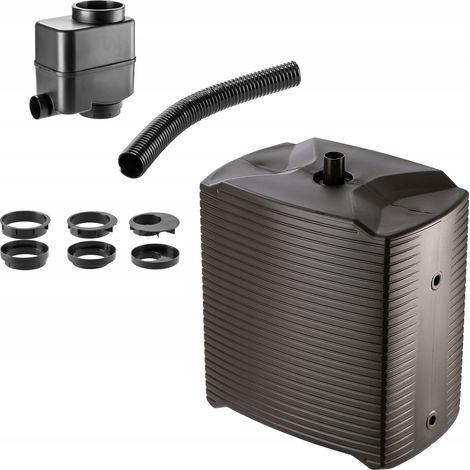 Set di rubinetti da 125 litri per contenitore modulare per serbatoio dell'acqua piovana KADAX (1/5)