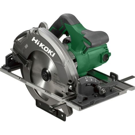 Scie circulaire Ø190 cap.66 1300W frein moteur semelle adaptrail lame bois HCase HIKOKI C7BUMW1Z