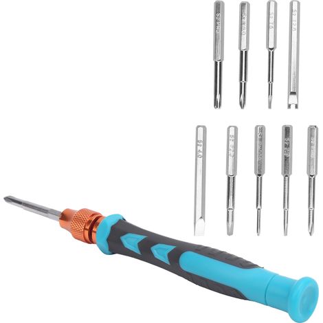 11-teiliges Präzisions-Schraubendreher-Bit-Set mit Griff, Haushaltsreparaturwerkzeug für Handy, Kamera und Computer (1/5)