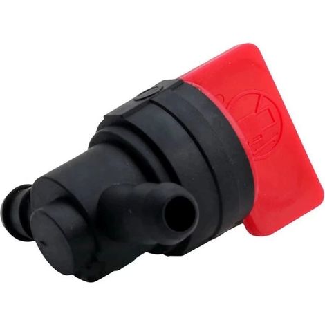 1/4" Carburetor Isolation Valve Switch, Straight Inline Fuel Shut-Off Valve for Motorcycle (1/4)
