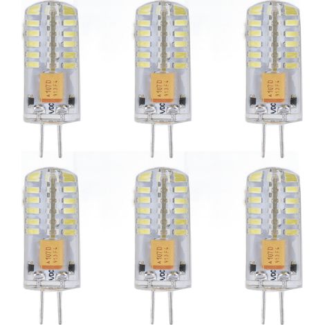 Ampoule LED facile à installer, 6 pièces, Transmission de la lumière, couleur de sortie uniforme pour fête à domicile, blanc pur 12VP (1/5)