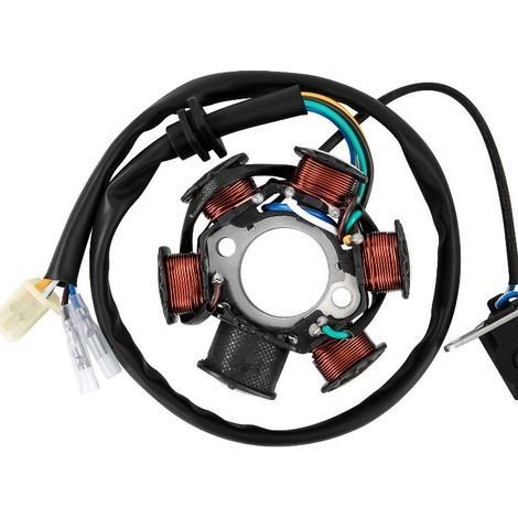 Bobine de Stator 6 Bobines 5 Fils pour Moteur GY6 125cc / 150cc – Allumage AC