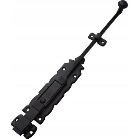 AMIG 300 mm Türriegel aus schwarzem Schmiedemetall