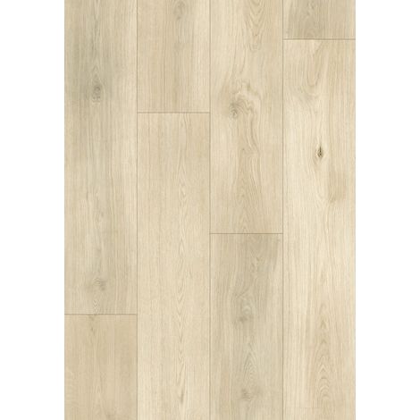 Échantillon de panneaux vinyles Mexen Calera 1240 x 182 mm SPC 6,5 mm, sous-couche IXPE 1,5 mm, 4 V-Fuge, Chêne - F1020-S (1/3)