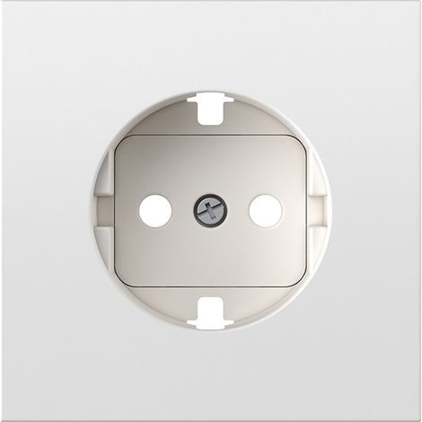 Tapa para enchufe Schuko blanco mate Simon 360 (1/5)