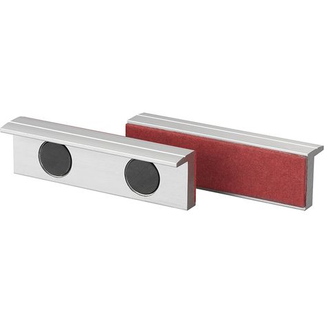 Coppia copriganasce magnetiche in alluminio fibra x morsa 150 mm Fervi 0520/150F (1/2)
