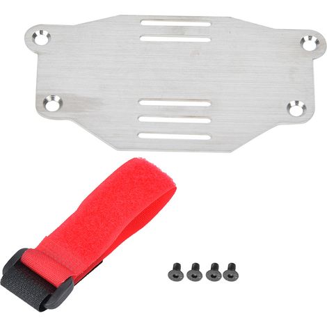 Support de batterie avant pour Traxxas TRX‑4, plateau équipement et accessoire châssis. (1/5)