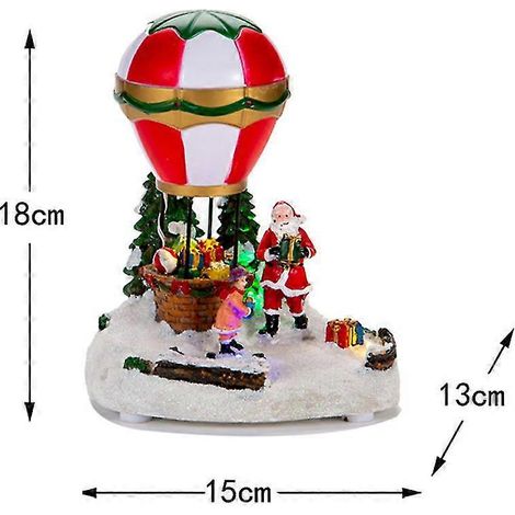 Weihnachtliches Leuchten, Musik, Schneehaus, Heißluftballon, Weihnachtsgeschenk, Christbaumschmuck, Weihnachtsdekoration (1/4)