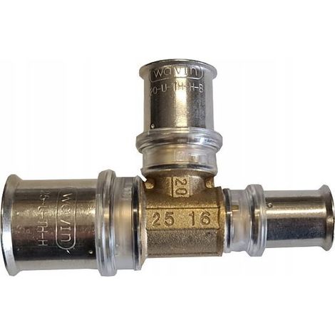 Wavin Tigris M5 raccord laiton trois sorties 25-20-16 mm (1/3)