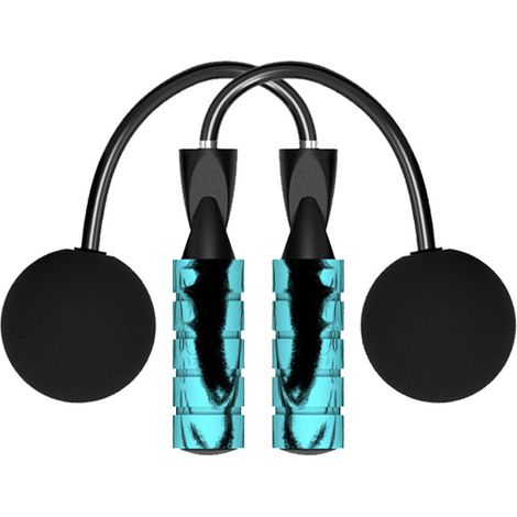 Corde à sauter sans fil, pour le fitness en intérieur et en extérieur, corde à sauter ajustable pour femmes et hommes (1/5)