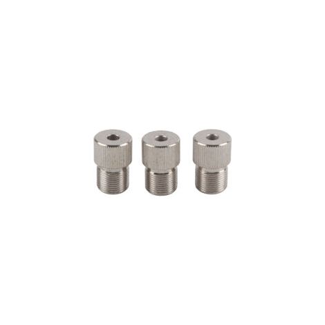 Lot de 3 adaptateurs de mandrin de perçage de 5 mm pour le travail du bois - Crezuo (1/4)